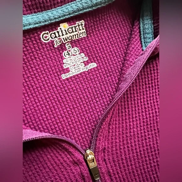 Carhartt Purple Quarter-Zip - Picture 5 of 5